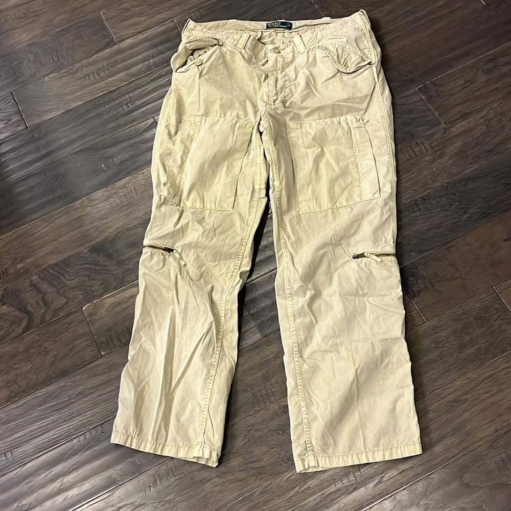 Polo Ralph Lauren Vintage Military Cargo Pants light weight Men’s 38x32